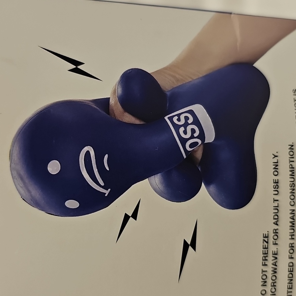 Giant Boss Man Adult Stress Relief Squeeze Man Blue by Festive Voice New
